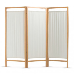 MO765 - Paravento in legno – 3 ante in cotone ignifugo