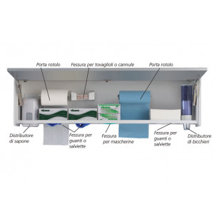 45295 - PENSILE MULTIUSO - large - bianco