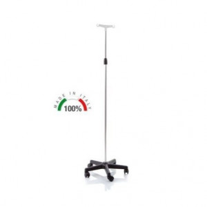 Piantana Per Ipodermoclisi 2 Ganci su Ruote - Moretti MI43x