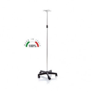 Piantana Per Ipodermoclisi 4 Ganci Su Ruote - Moretti MI43y