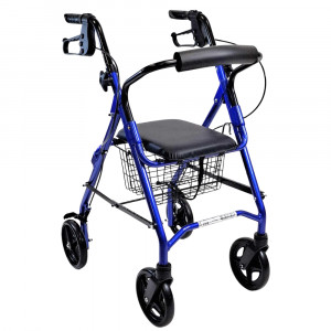 RO34 - ROLLATOR PIEGHEVOLE PASSAGGI STRETTI CON QUATTRO RUOTE