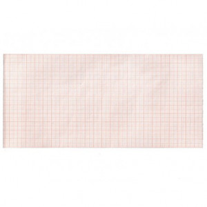 Carta termica ECG 112x23 mmxm - rotolo griglia arancio Carta termica ECG 112x23 mmxm - rotolo griglia arancio