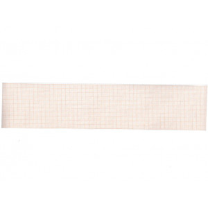 32996 - Carta termica ECG 58x25 mmxm - rotolo griglia arancio 32996 - Carta termica ECG 58x25 mmxm - rotolo griglia arancio