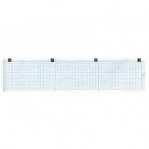 Carta termica ECG 60x15 mmxm - rotolo griglia blu Carta termica ECG 60x15 mmxm - rotolo griglia blu