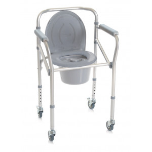 Rialzi stabilizzanti per WC in alluminio anodizzato – 4 funzioni in 1 – Pieghevole – 4 ruote – Serie Onda Rialzi stabilizzanti per WC in alluminio anodizzato – 4 funzioni in 1 – Pieghevole – 4 ruote – Serie Onda