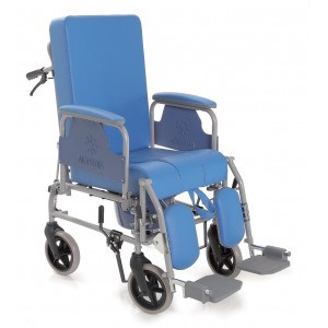 Sedia comoda in acciaio verniciato – Con schienale reclinabile – Ruote Ø 20 cm – Komoda - Moretti RC250 Sedia comoda in acciaio verniciato – Con schienale reclinabile – Ruote Ø 20 cm – Komoda - Moretti RC250