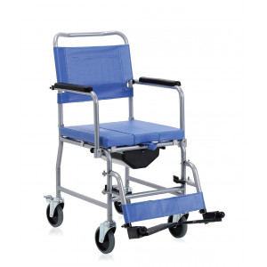 RC310 - Sedia comoda in acciaio verniciato – 4 Ruote piroettanti (posteriori con freno di stazionamento)