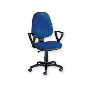 45076 - SEDIA CUNEO CON BRACCIOLI - similpelle - blu 45076 - SEDIA CUNEO CON BRACCIOLI - similpelle - blu