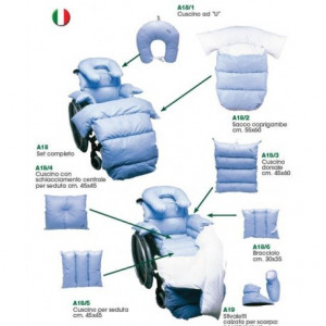 Set In Fibra Cava Siliconata Per Carrozzina Ignifugo Termigea - A18/I