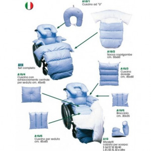 Set In Fibra Cava Siliconata Per Carrozzina Termigea - A18