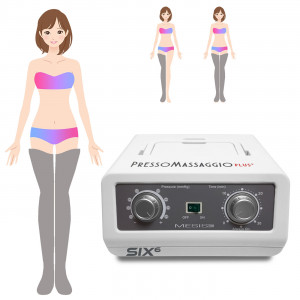 FO-3001 (mod. PLUS-SIX)-2G - SIX6 Pressoterapia PressoMassaggio MESIS Plus+ BASIC a 6 camere con due gambali