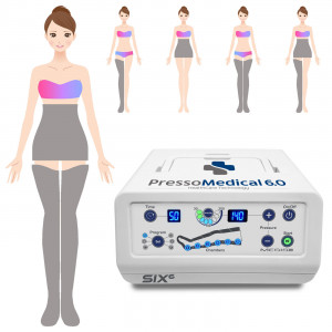 FO-3001 (mod.6.0-SIX)-2GK - SIX6 Pressoterapia PressoMedical 6.0 Advance a 6 camere