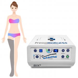 FO-3001 (mod.6.0-SIX)-1G - SIX6   Pressoterapia PressoMedical 6.0 One Leg a 6 camere