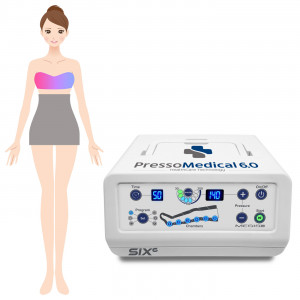 FO-3001 (mod.6.0-SIX)-1F - SIX6   Pressoterapia PressoMedical 6.0 One Waist a 6 camere