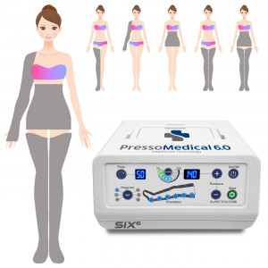 FO-3001 (mod.6.0-SIX)-2GKB - SIX6 Pressoterapia PressoMedical 6.0 Pro a 6 camere