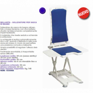 Sollevatore Elettrico da Vasca - Termigea BELLAVITA Sollevatore Elettrico da Vasca - Termigea BELLAVITA