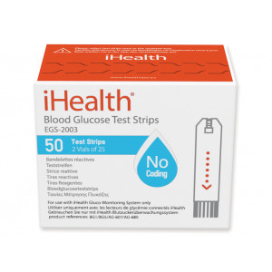 Strisce Glicemia Ihealth (Per Glucometro Cod. 23510) - Conf. 50 Pz.