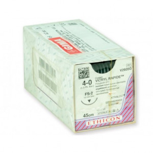 SUTURA ASSORBIBILE ETHICON VICRYL RAPID - 4/0 ago 19 mm 