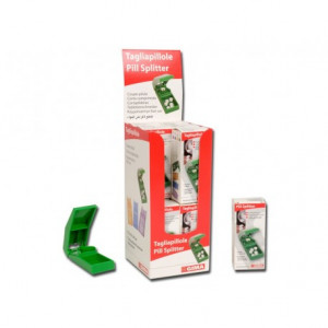 ***TAGLIAPILLOLE colori assortiti - con scatola ed espositore fine stock poi 25737 ***TAGLIAPILLOLE colori assortiti - con scatola ed espositore fine stock poi 25737