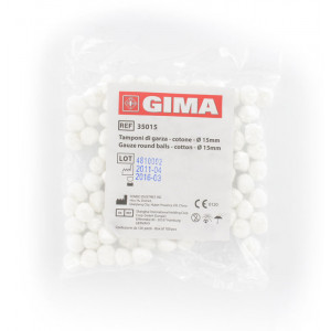 TAMPONI DI GARZA TNT - diam. 15 mm TAMPONI DI GARZA TNT - diam. 15 mm