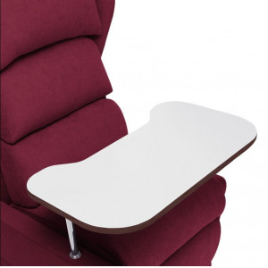 POA306 - Tavolino sagomato in legno per poltrone (PO3xx, PO4xx)