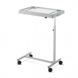 Tavolo servitore piano a leggio regolabile.