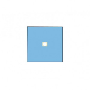 Telo Chirurgico - 100 X 100 Cm - Con Foro Ã 10 Cm