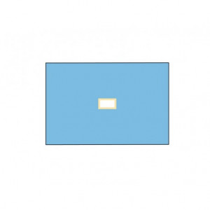 Telo Chirurgico - 100 X 150 Cm - Con Foro 9 X 18 Cm Telo Chirurgico - 100 X 150 Cm - Con Foro 9 X 18 Cm