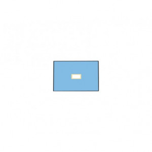 Telo Chirurgico - 50 X 75 Cm - Con Foro 6 X 9 Cm