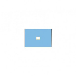 Telo Chirurgico - 75 X 90 Cm - Con Foro 6 X 9 Cm