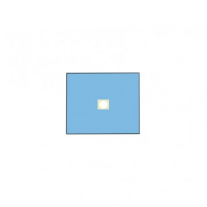 Telo Chirurgico - 75 X 90 Cm - Con Foro Ã 10 Cm