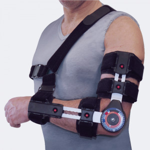 UNIBOR 01 Tutore di gomito brevettato ambidestro UNIBOR 01 Tutore di gomito brevettato ambidestro